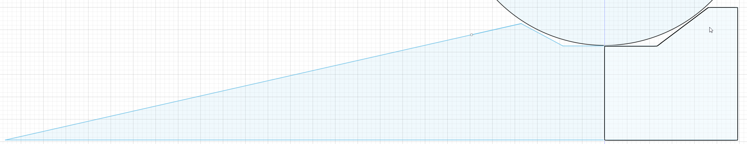 CAD Drawing of ramp profile